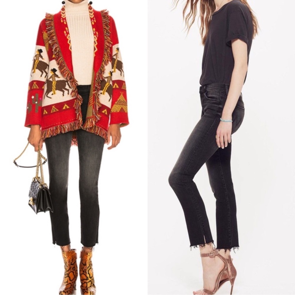 Mother Denim Rascal Ankle Snippet, Night Hawk (Fa… - image 6